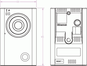 IM-132E Avtech 1.3 Megapixel Ip Cube Type Camera W/ Ets