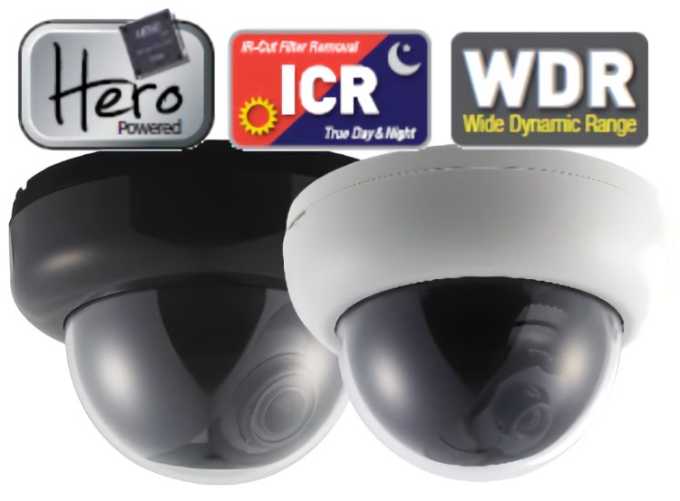 EYEMAX DO-622FV SUPERDOME 1/3 INCH SONY DS CCD, High Resolution (650 TVL), High Sensitivity, 0.3Lux at F1.2 (Color), 0.005Lux (Sense up x256), WDR (Wide Dynamic Range) Function, OSD Controlled, Ture Day and Night (ICR), 3DDNR, HLM, Motion (240 Zone), Privacy, Easy Installation, 3Axis, 2.8~12mm, DC Auto IRIS and TDN Varifocal Lens