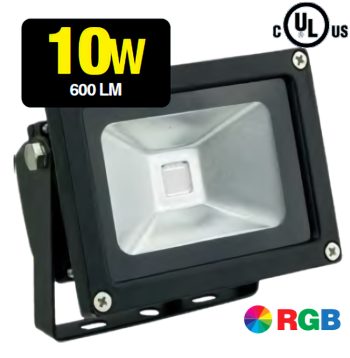 LEDVON OPC-FL-AB110A High-Power LED Floodlight. With 600 lumens and 50W Equivalent COB LED technology, it's perfect for architectural, garden, and accent lighting. Plus, it's fully sealed and built to withstand extreme conditions, Remote Control Operations.