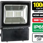 Illuminate large areas with LEDVON OPC-FL-ABS150 energy-efficient and long-lasting LED floodlight. IP65 protection, 100W 6000 lumens, and broad beam of light.