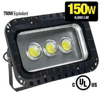 Illuminate your space with the powerful LEDVON OPC-FUL-EB350D 150W COB Floodlight. Featuring an IP65 rating, MEANWELL driver, and 9000 lumens, it's a top choice for reliable and efficient lighting.