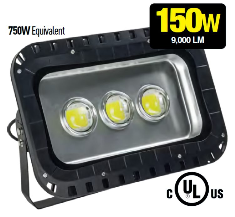 Illuminate your space with the powerful LEDVON OPC-FUL-EB350D 150W COB Floodlight. Featuring an IP65 rating, MEANWELL driver, and 9000 lumens, it's a top choice for reliable and efficient lighting.