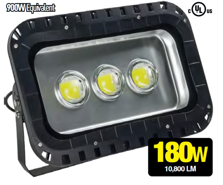 LEDVON OPC-FUL-EB360D High-Power LED Floodlight. With 10800 lumens and COB LED technology, it's a powerful choice for any architectural or entrance way lighting needs. IP65 rated for durability.