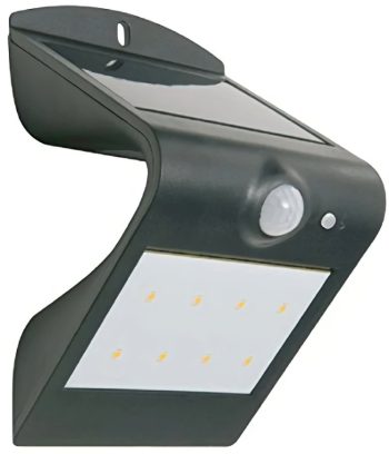 Light up the outside of your home or business at night! The Black Color LEDVON OPC-WP-SBL15PC SOLAR black LED lamp, which is solar-powered and has a motion sensor, will help you with this. The device can be safely used outdoors, as it is made in an IP65 weather-resistant design. The advantage is that it has a large capacity battery.