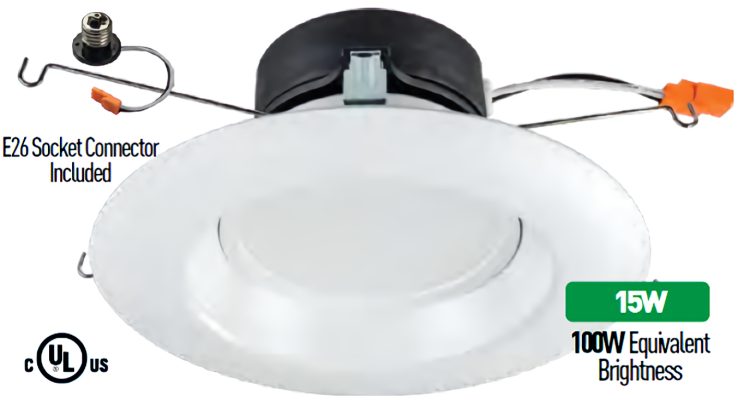 Ledvon OPC-DN6E-15 LED down lights. Energy-efficient, modern, and seamless, these recessed fixtures provide targeted illumination in Cool or Warm White. Save on energy costs and enjoy a longer lifespan compared to traditional bulbs.