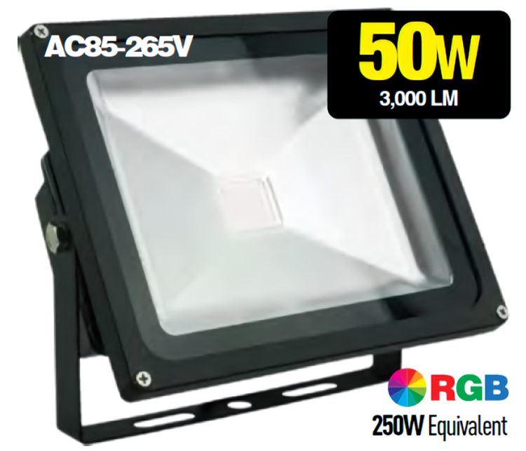 Experience Vibrant Colors with Ledvon OPC-FL-AB150A Floodlight Perfect for Architectural and Entertainment Lighting