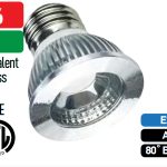 Ledvon OPC-MR16-E26C, a 110VAC 80˚ beam angle bulb with 500 lumens. Perfect for track and landscape lighting, it's energy-efficient and available in warm or cool white. Say goodbye to halogen bulbs and hello to LED technology!