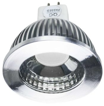 Ledvon OPC-MR16-GU53C, GU5.3 Base and 80˚ Beam Angle12VDC 7W MR16. A high-quality LED bulb that offers energy efficiency and long-lasting performance Bottom View.
