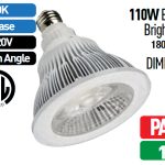 Upgrade your lighting with Ledvon energy-efficient OPC-PAR38 LED bulb. Equivalent to 110W, 1800 lumens, dimmable, and ETL rated. Shop now!