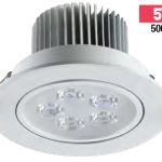 500 lumens Ledvon OPC-SP-AS5 Recessed Spotlight, the perfect solution for a modern and clean aesthetic. Versatile and space-saving, Driver included, these lights provide ambient illumination for any setting.