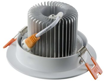 Ledvon OPC-SP-AS5 Recessed Spotlight, the perfect solution for a modern and clean aesthetic. Versatile and space-saving, Driver included, these lights provide ambient illumination for any setting Back View.