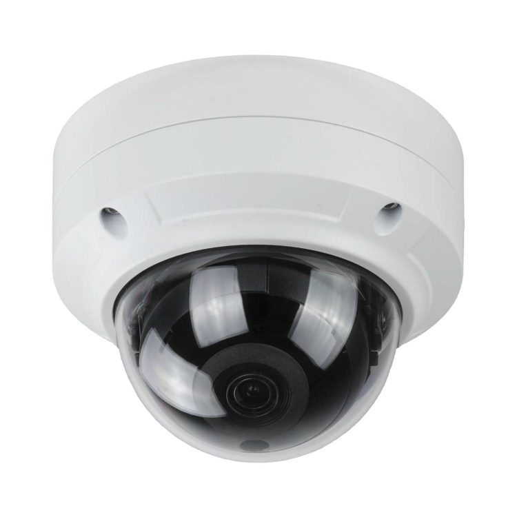NIT-C822F IP Power 8MP(4K) IR Outdoor Dome Camera with Fixed Lens, H.265, 33ft (10.06 m)~66ft (20.12 m) IR Range, IP66+IK10, DC 12V or PoE