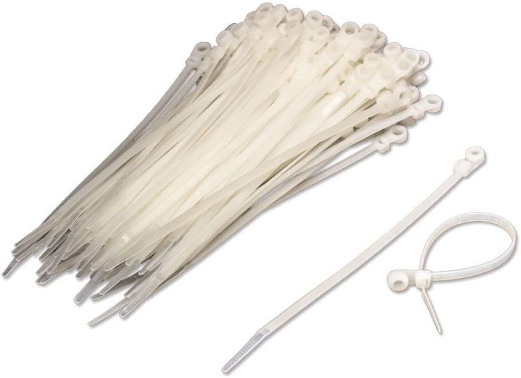 Effortlessly organize your cable bundles with TW-HT-200MH-W mountable head cable ties. Available in white, with a 50 lb (22.68 kg) weight capacity 100 Pack. Perfect for home or office use. Shop now at collsam.com!