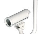 HM-45J J-Shape Outdoor Housing Ceiling Mount 13 inches (33.02 cm) Cable hole With Housing