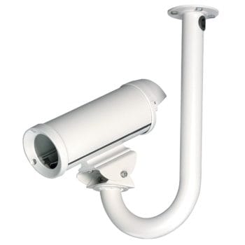 HM-45J J-Shape Outdoor Housing Ceiling Mount 13 inches (33.02 cm) Cable hole With Housing