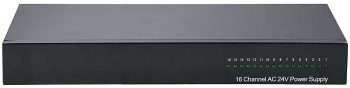 Protect your workstations and home entertainment equipment with our RA-TR-24A1620N UPS system. AC 100-240V, 16 outputs with PTC reset fuse and lightning protection.
