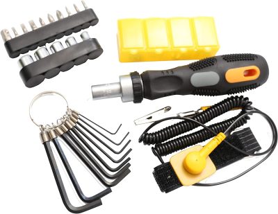 STK-8910 43 Pieces PC Basic Maintenance Tool Kit Content Rench