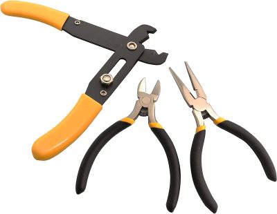 STK-8918 58 Pieces Computer Tech Tool Kit Pliers and Cutter