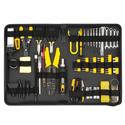 STK-8920 100 Pieces 100 Piece Computer Technician Tool Kit for Repairing, Wiring, Cleaning, and Test