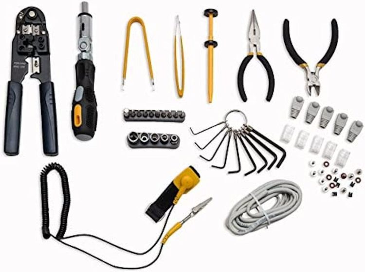 STK-8930 65 Pieces Computer Tool Kit, Slim Zipped Case Contents