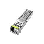 PFT3970 SFP Modules 1.25 Gbps 12,274 mile (19,753.09 km) SFP Fiber Module for Network PoE Switches, Single-Mode LC, 61.02362 ft (18.6 m) Transmit, 1310 nm Receive