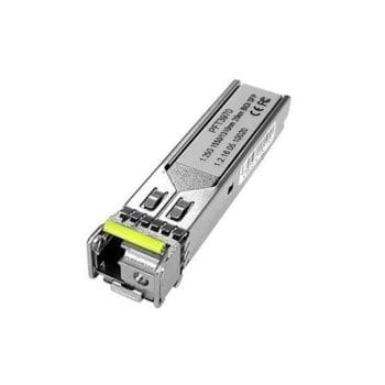 PFT3970 SFP Modules 1.25 Gbps 12,274 mile (19,753.09 km) SFP Fiber Module for Network PoE Switches, Single-Mode LC, 61.02362 ft (18.6 m) Transmit, 1310 nm Receive