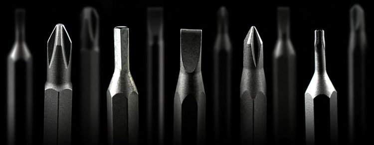 TO-STD-5835 35-piece multipurpose precision screwdriver set has everything you require for DIY projects: needle nose pliers, diagonal cutters, flexible shaft, tweezers, and more. Comes with a durable zippered storage case Bits.