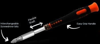 TO-STD-5835 35-Piece Multipurpose Precision Screwdriver Set Has Everything You Require for DIY Projects Needle Nose Pliers, Diagonal Cutters, Flexible Shaft, Tweezers, And More. Comes With a Durable Zippered Storage Case Driver.