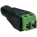 TR-PIGTAIL-TB-F CCTV Camera Power Connector Female with Terminal Block Back