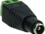TR-PIGTAIL-TB-F CCTV Camera Power Connector Female with Terminal Block Front