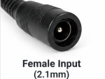 TR-PIGTAIL2 CCTV power pigtail 2.1 mm female input close-up