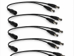 TR-PIGTAIL2 CCTV power pigtail 1-to-2 splitter 5-pack