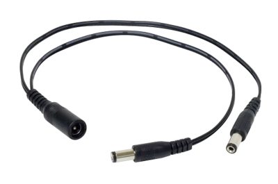 TR-PIGTAIL2 CCTV Male Power Lead Cable Connector for Security Cameras