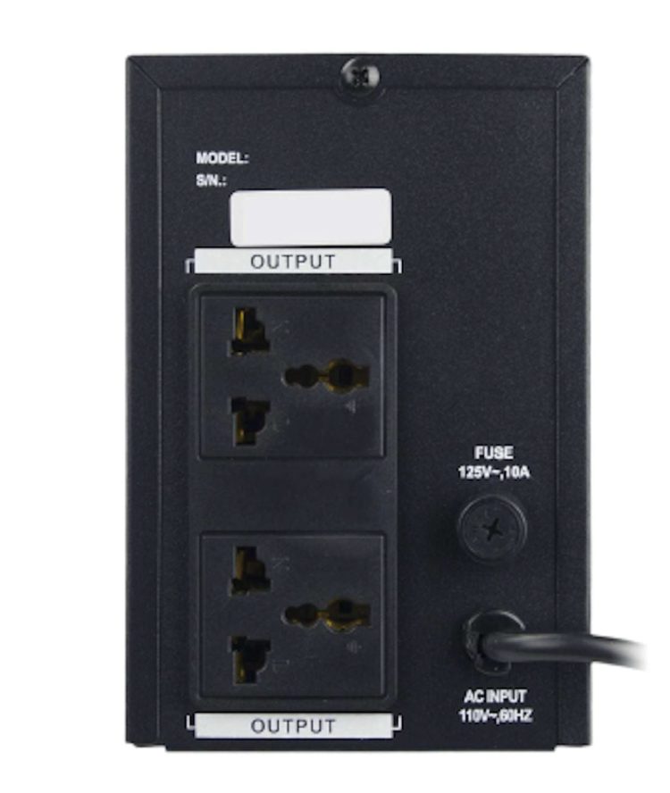 TR-UPS-A1050VA UNINTERRUPTIBLE POWER SUPPLY (UPS-1050VA) Back
