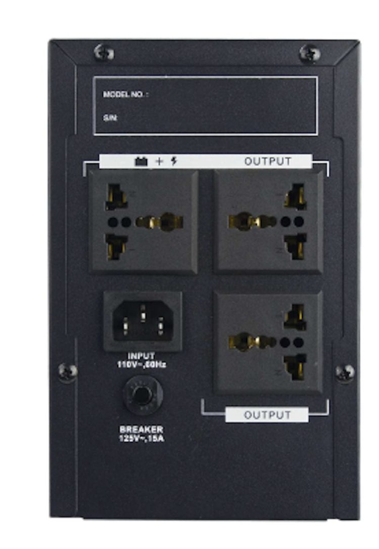 TR-UPS-A1200VA UNINTERRUPTIBLE POWER SUPPLY (UPS-1200VA) Back