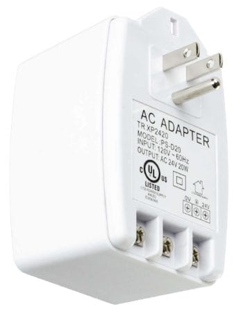 TR-XP2420 AC 24V 20W Power Adapter with status LED