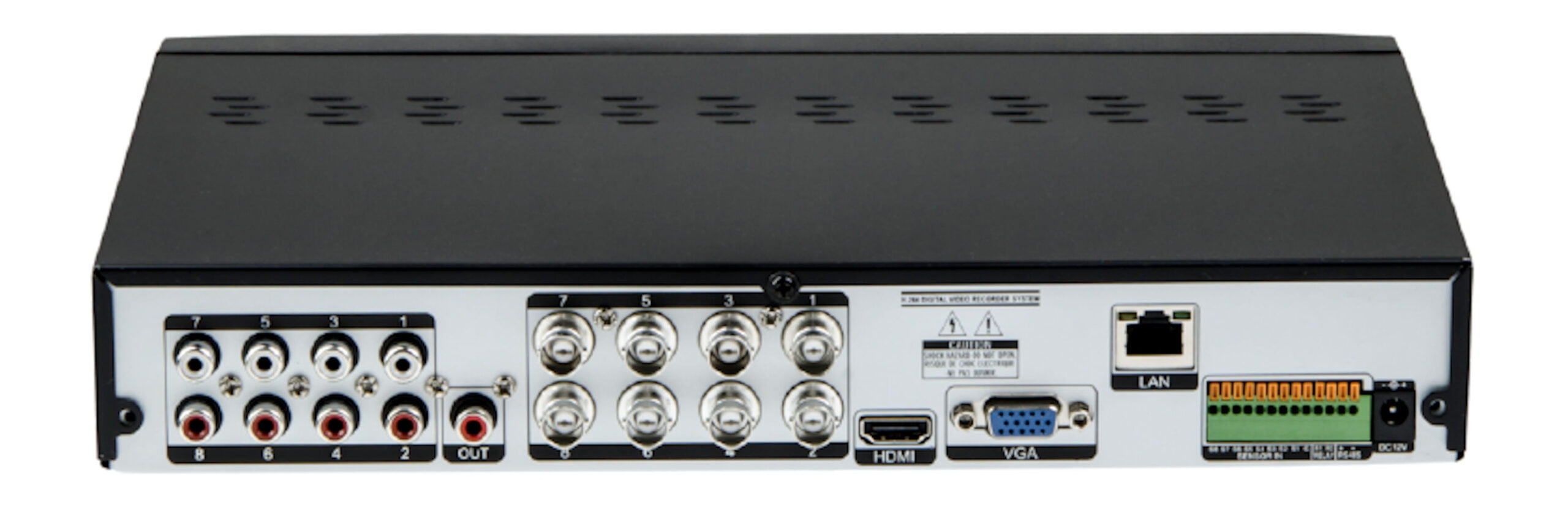 PVT-N Series | 8 Channel 3MP 1080P Quadbrid DVR System Back