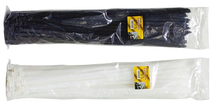 TW-HKC650F 25 inches (63.5 cm) Nylon Cable Ties are a durable and cost-effective solution for bundling wires and cables