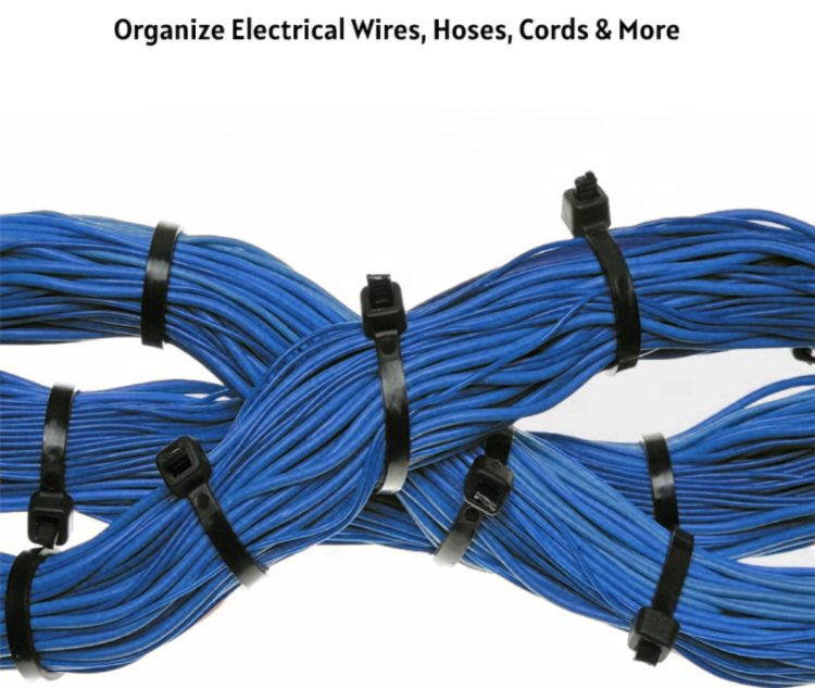 TW-HKC650F 25 inches (63.5 cm) Nylon Cable Ties are a durable and cost-effective solution for bundling wires and cables