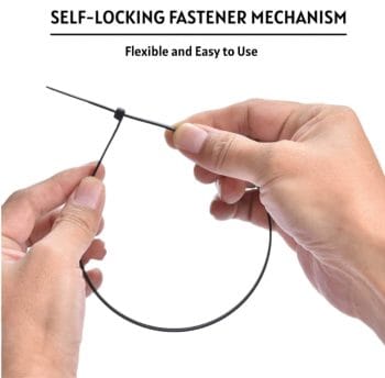 TW-HKC650F 25 inches (63.5 cm) Nylon Cable Ties are a durable and cost-effective solution for bundling wires and cables