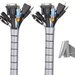 TW-HKCT15A Cable Sleeve Coiled Tube Management Organizer Sleeve