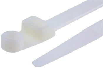 TW-HT-150MH-W 6 inches (15.24 cm) Screw Mount Cable Ties 100PCS Pack