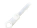 TW-HT-350MA-W Screw Mount 14 inch (35.56 cm), 50 lb (22.68 kg). White Cable Ties—(pack of 100)