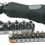 Tackle tough jobs with ease! The TO-STD-6520 Ratchet Screwdriver and Socket set has a high-torque 3-way reversible ratchet adjustable head and soft easy grip handle. Get it now.