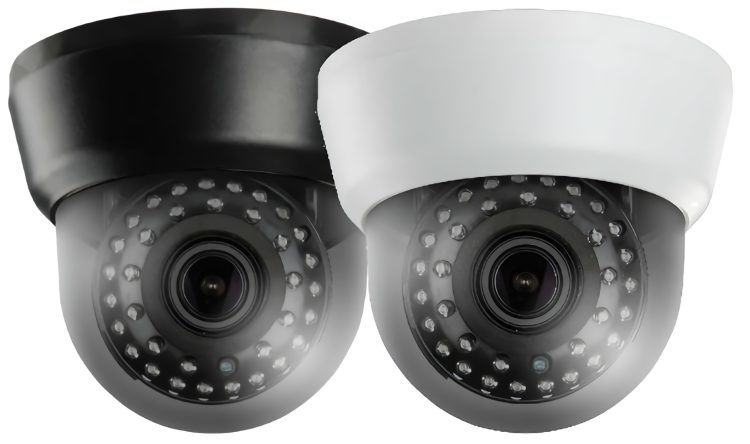 Telpix AID B132V Indoor AHD IR Dome Camera with 720p HD Resolution and Night Vision Capabilities Black or White