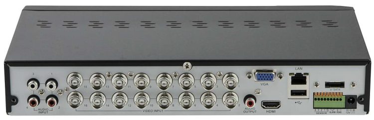 Telpix AVST-LT1016 A-HD  16 Channel 720p HD Standalone DVR System Rear View