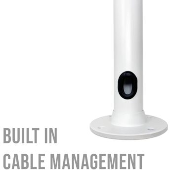 Securely mount your CCTV security camera with Telpix HM-215-W30 J Mount Bracket. Easy to install, adjustable and compatible with most devices Cable Management.