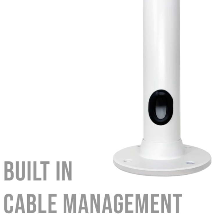 Securely mount your CCTV security camera with Telpix HM-215-W30 J Mount Bracket. Easy to install, adjustable and compatible with most devices Cable Management.