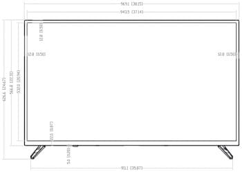 The Dahua DHI-LM43-F200 Is A 42.5" LCD Monitor with 1920x1080 Resolution, 8ms Response Time, HDMI, VGA, And USB Inputs, And Built-In Speakers. Enjoy Vivid Video with High-Fidelity Digital Signal Processing Dimensions