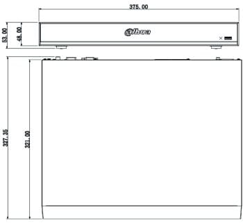 Dahua DHI-NVR5216-16P-I 4TB Is a Powerful 16-Channel Poe NVR With 4K Resolution, Edge, Central, Or Backup Storage Analytics+ And EPoE Technology Dimensions.
